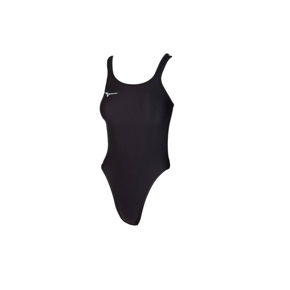 Mizuno Women's EXER Double Cross Back Swimsuit Black (570044-CGW)